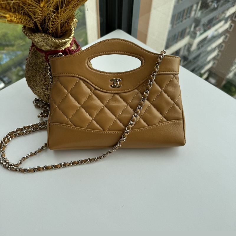 Ch*el top handle bags